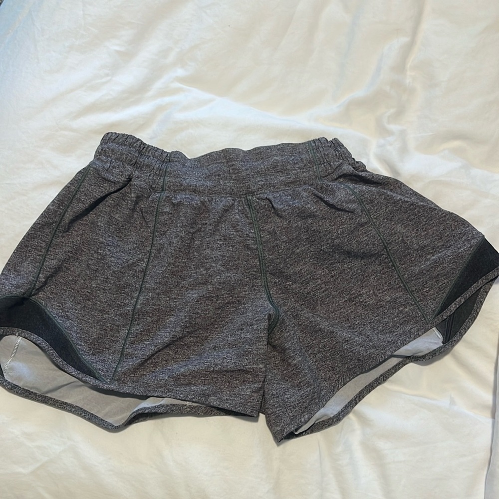 Grey Lululemon Running Shorts